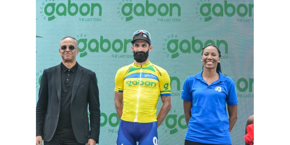 Geoffrey Soupe remporte la Tropicale Amissa Bongo, la première course à étapes de sa carrière.  Photo Progrès /@Tropicale Amissa Bongo