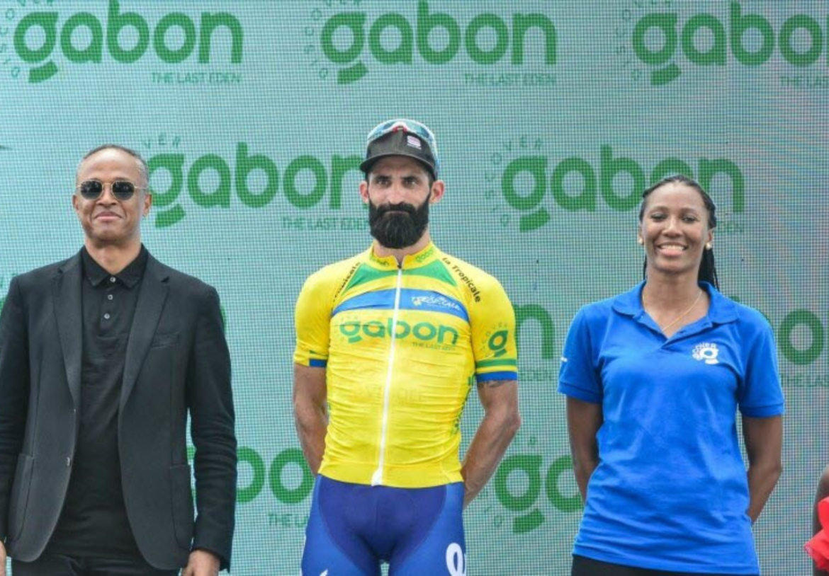 Geoffrey Soupe remporte la Tropicale Amissa Bongo, la première course à étapes de sa carrière. Photo Progrès /@Tropicale Amissa Bongo